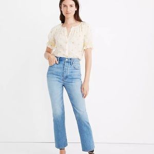 Madewell Rigid Slim Demi Boot Jeans